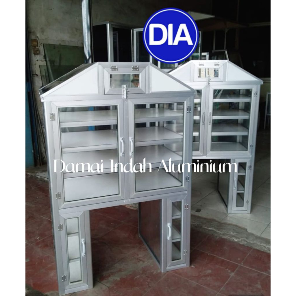 (Khusus Luar Kota) Bok Roti / Rombong Roti / Gerobak Roti untuk diatas motor.