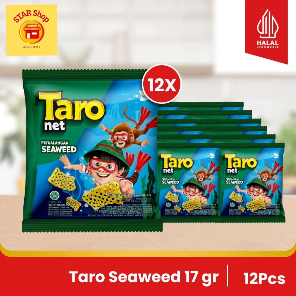 

Paket Bundling - Taro - Seaweed - Small Pack - 17gr - 12pcs