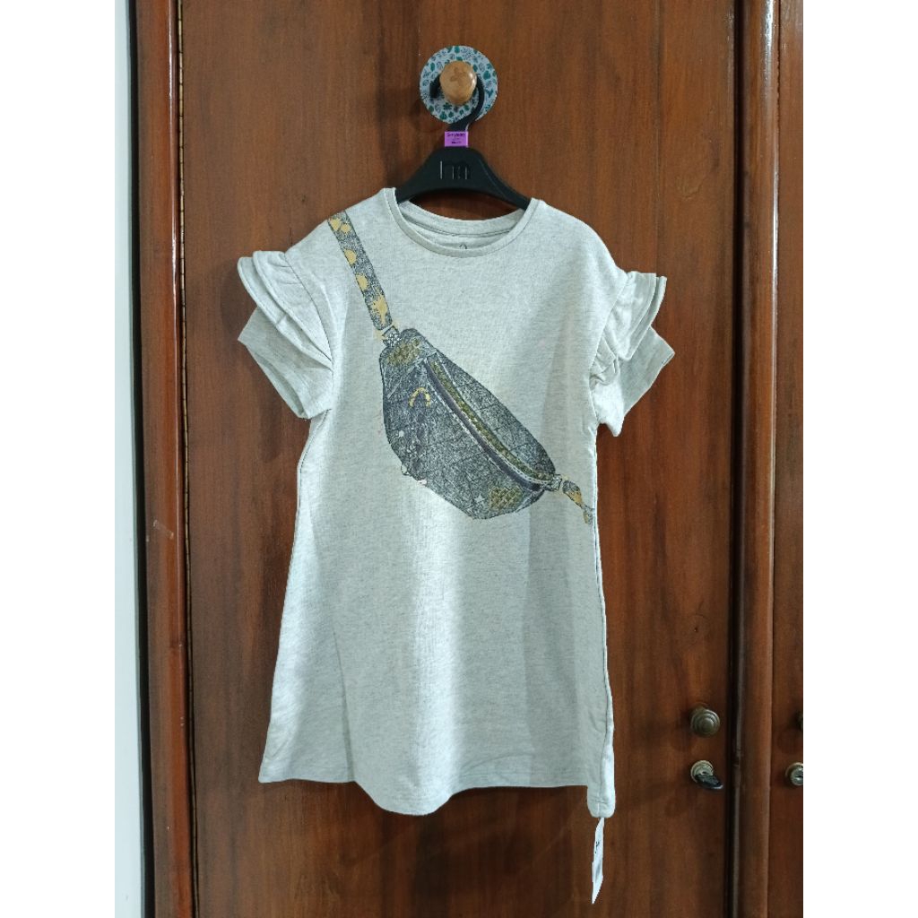 Mothercare Grey Bag Dress / Mothercare Dress Anak Perempuan / Mothercare Dress Ameena