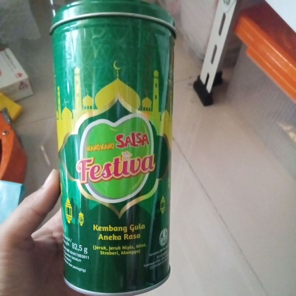 

permen Nano-Nano kemasan kaleng sisa event rijek kemasan aja