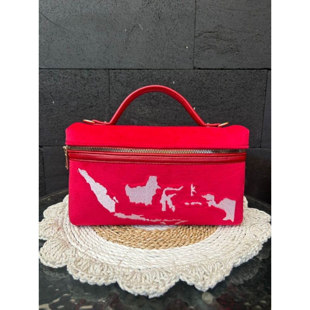 Tas Bordir Peta Indonesia