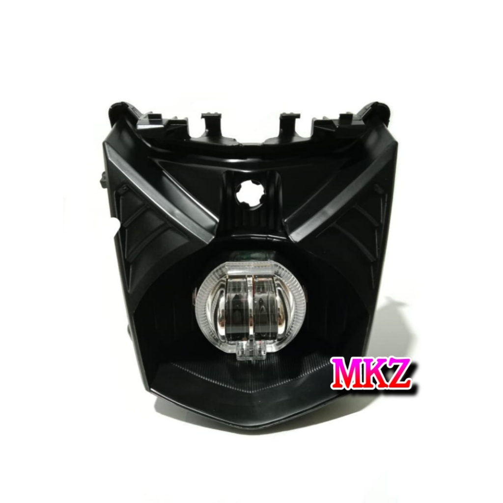 Lampu Depan Beat Fi Full Set Billed Projie 2 Mata 2.5 INCH 2012 - 2016