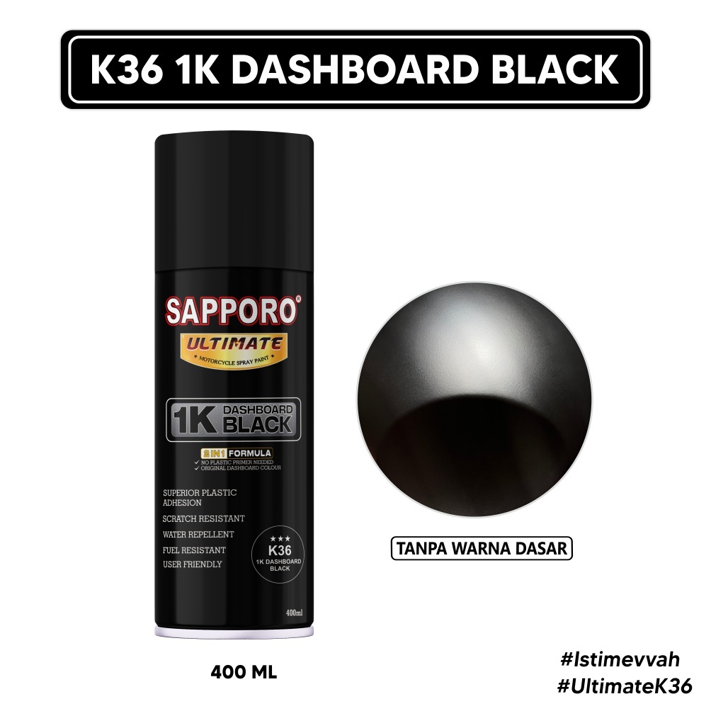 SAPPORO ULTIMATE K36 1K DASHBOARD BLACK/SAPPORO SPRAY/PILOK SAPPORO/DASHBOARD SERIES