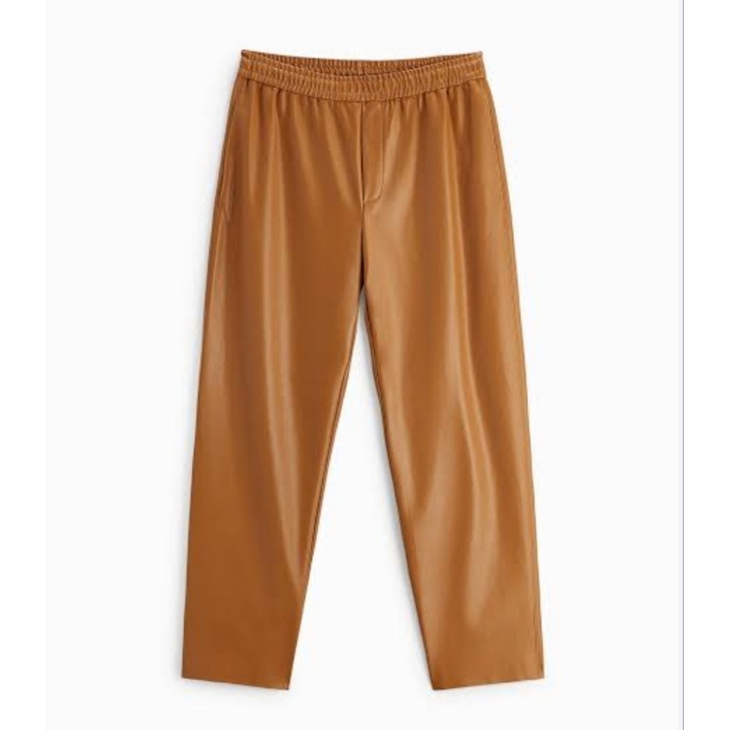 ZARA BROWN FAUX PANTS