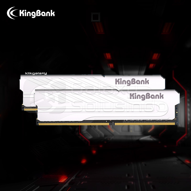 KINGBANK (2x16) 32GB DDR4 Kit 3200Mhz - Silver Heatsink - GM