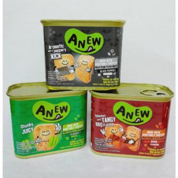 

ANEW Vegetable Protein 340gr Rasa Black Pepper / BBQ / Classic Daging Olahan Sehat - Tangy / BBQ