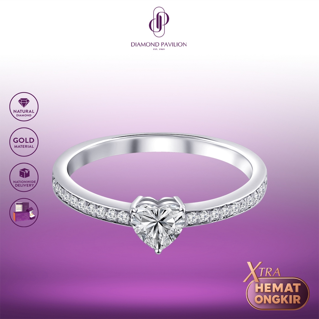 Diamond Pavilion Cincin Emas Batu Berlian Resha Ring