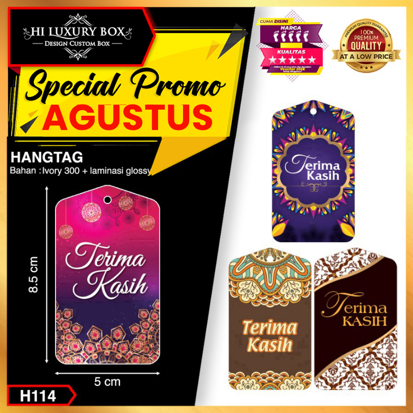 

Hangtag|Murah|Thank You|Label|Hiasan|Aksesoris|BOX|H114