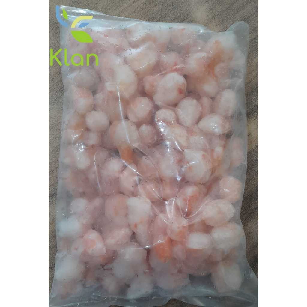 

UDANG COOK BEKU / UDANG KUPAS POTONGAN KECIL UKURAN S / DAGING UDANG TIDAK UTUH 500 GRAM