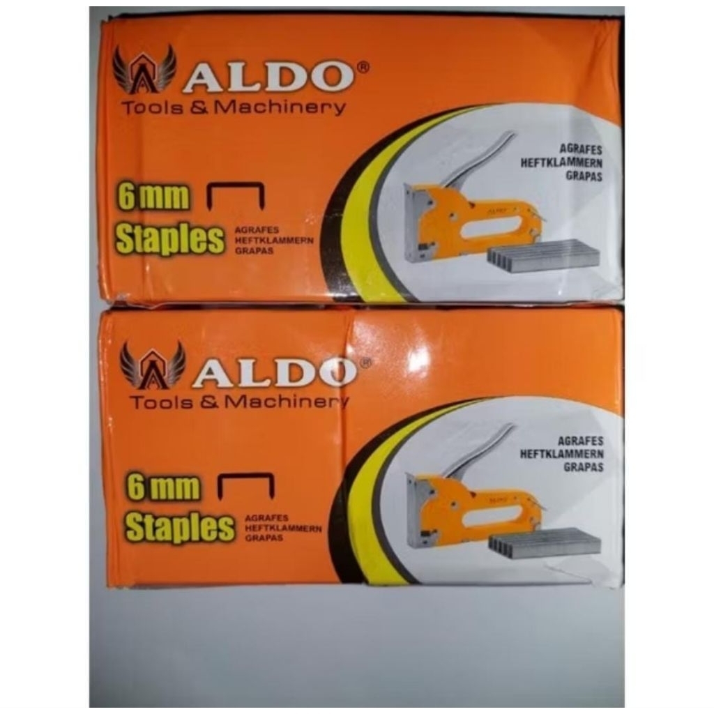 

[PACK] STAPLES ALDO 6 MM PACK ISI 1000 PCS / STAPLES ALDO 6MM / ISI GUN TACKER 6 MM