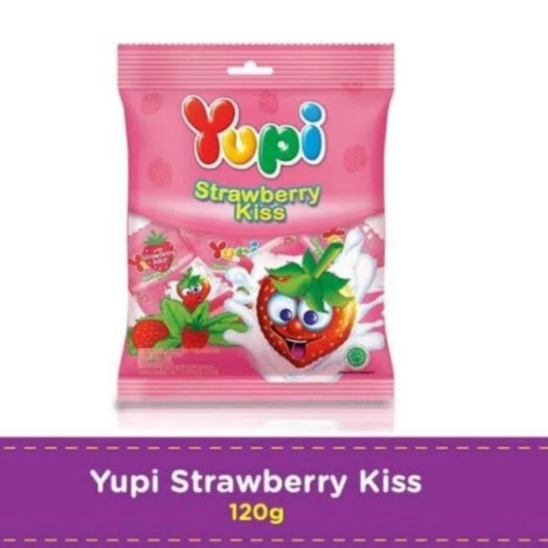 

(PACK) Yupi Strawberry Kiss Sak