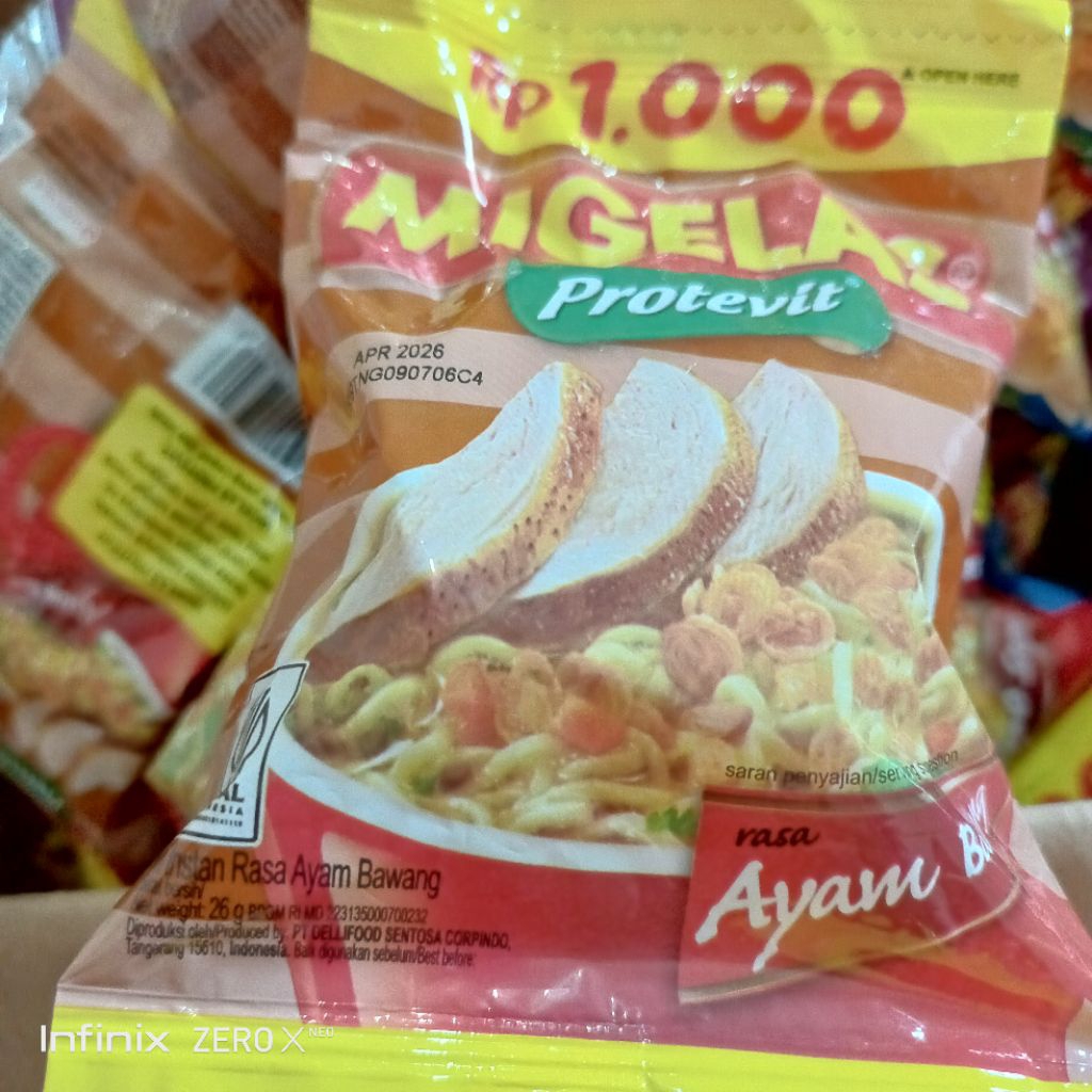 

mie gelas rasa ayam bawang