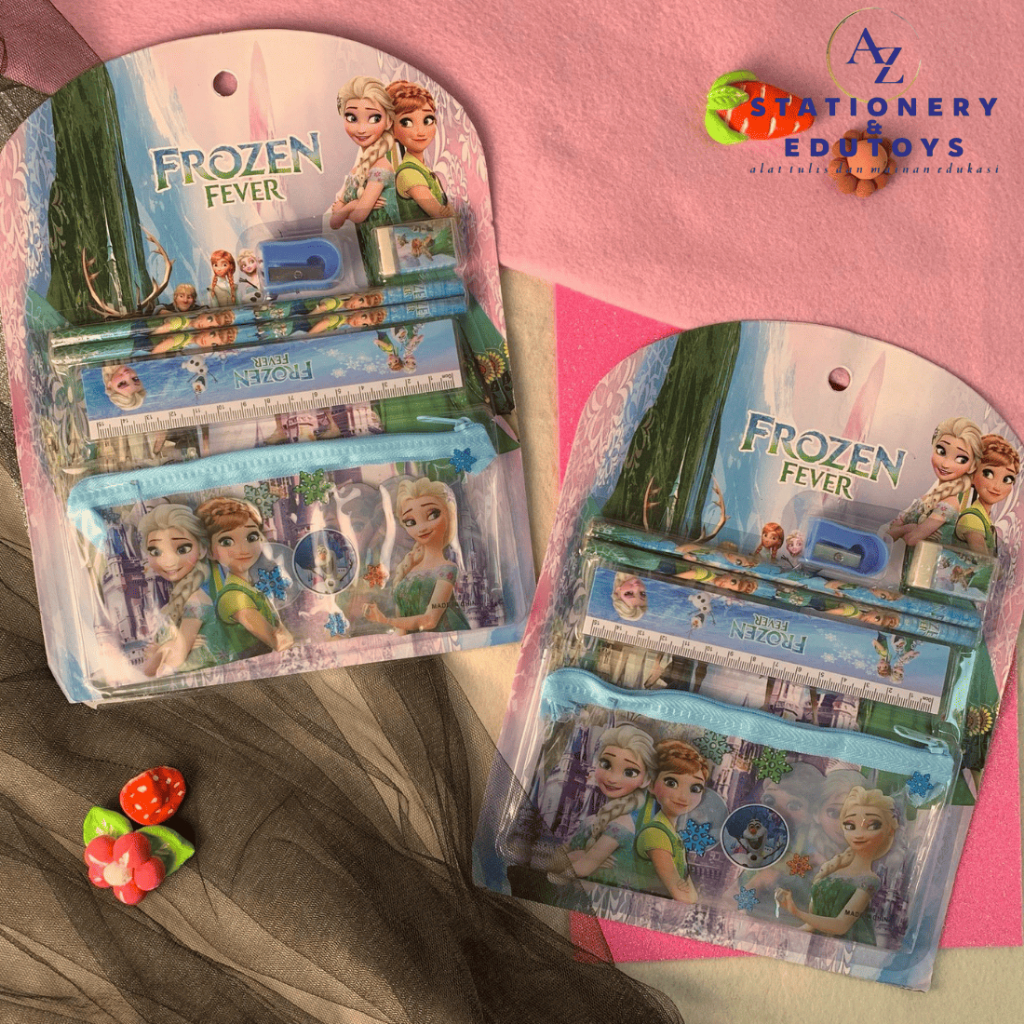 

Set Alat Tulis Anak Tema Frozen Fever Elsa & Anna Study Set 822CT