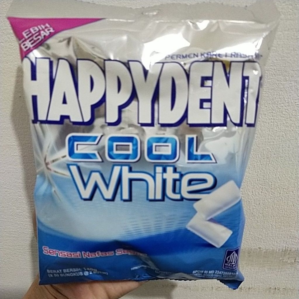 

Happydent/ Permen karet rasa mint 140gr