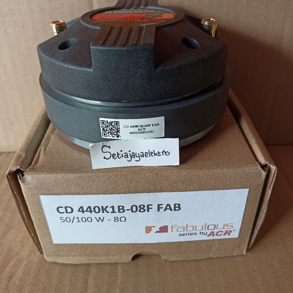 compression driver tweeter acr CD 440K1B-08F FAB Twitter acr FABULOUS series original