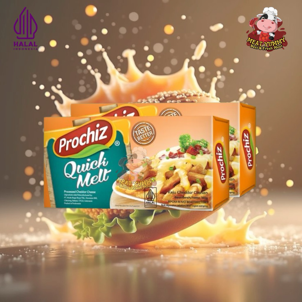 

Prochiz Keju Quick Melt | Keju Cepat Meleh 160gram