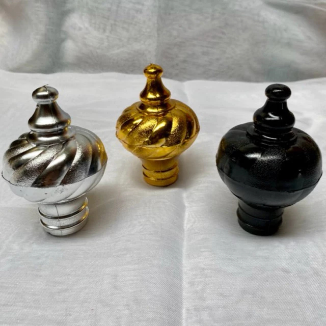 Tutup Gorden Mahkota Stylish untuk Gagang Gorden ENCUP GORDEN