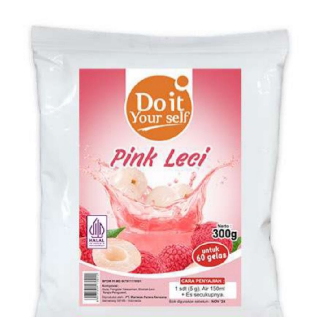 

DIY Powder Minuman Buah Pink Leci 300gr