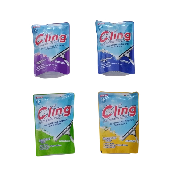 Cling Pembersih Kaca Refill Isi Ulang Cairan pembersih kaca 400ml All Variant