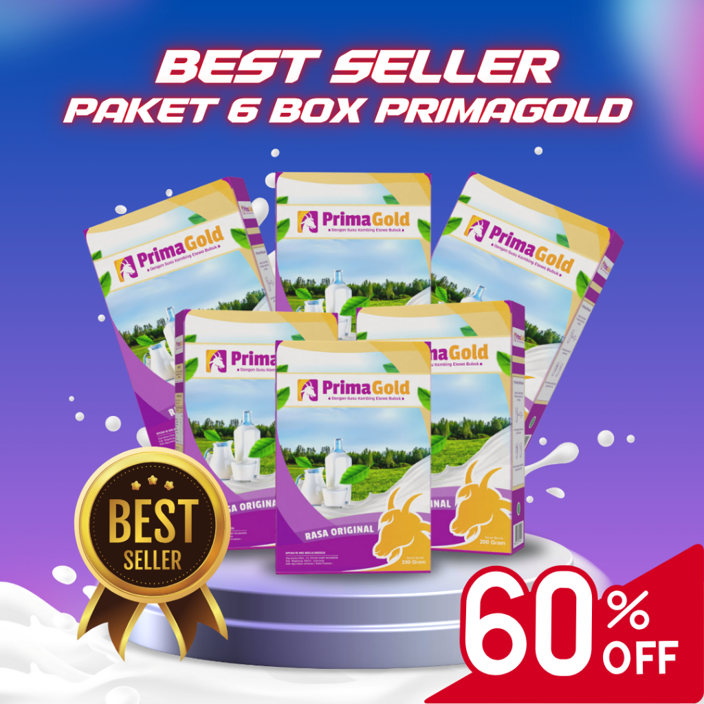 

Primagold Susu Etawa 6 Box Susu Kambing Etawa