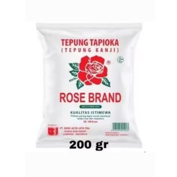 

(JATENG) Tepung Beras dan Tepung Tapioka kemasan 200gr Rose Brand