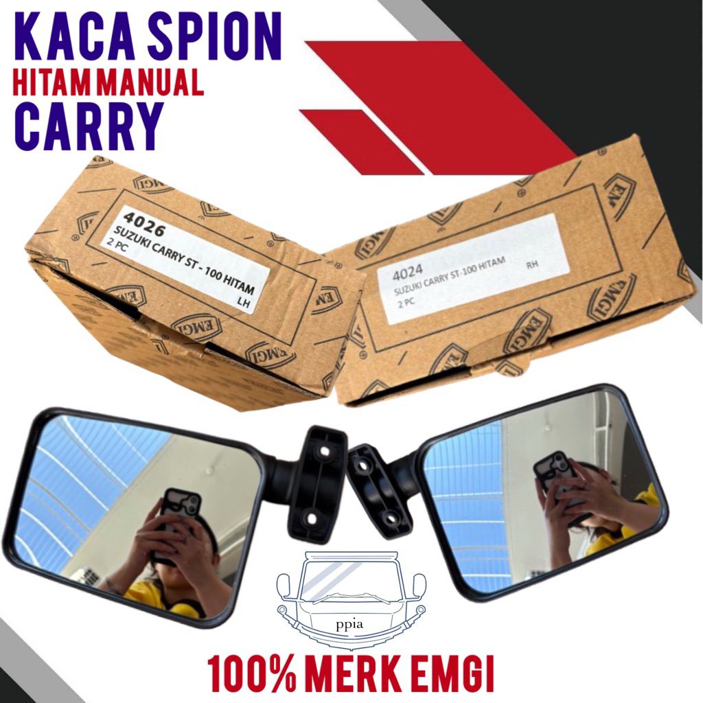 kaca spion carry merk emgi (harga perbiji) / kaca spion suzuki carry / kaca spion st100 / kaca spion