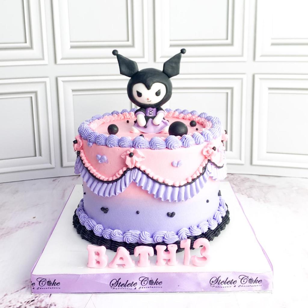 

Kue Ulang tahun/Birthday Cake/kue ultah tema kuromi/Kuromi cake/kue birthday jakarta kuromi