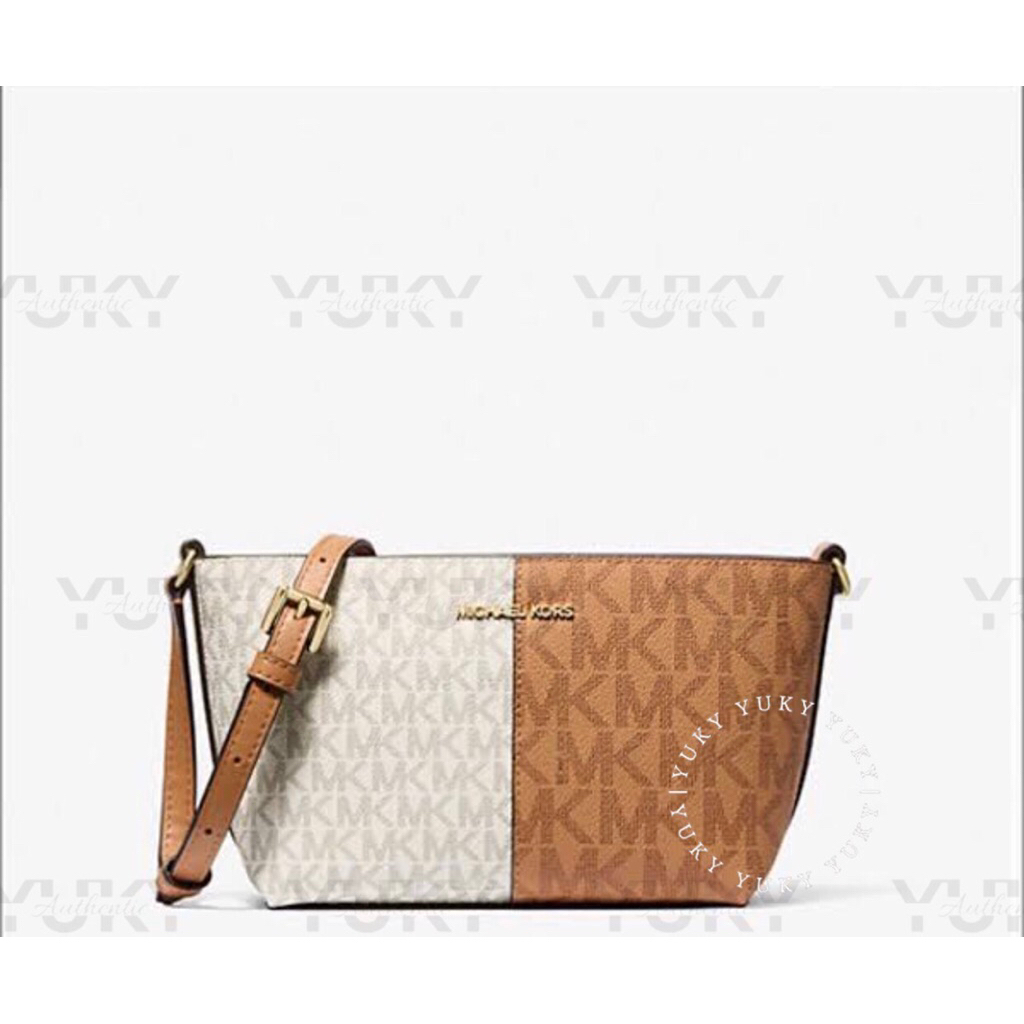 Tas Wanita Branded MICH*EL KO*S MK Jet Set Travel Xbody Deer Multi 100% Original