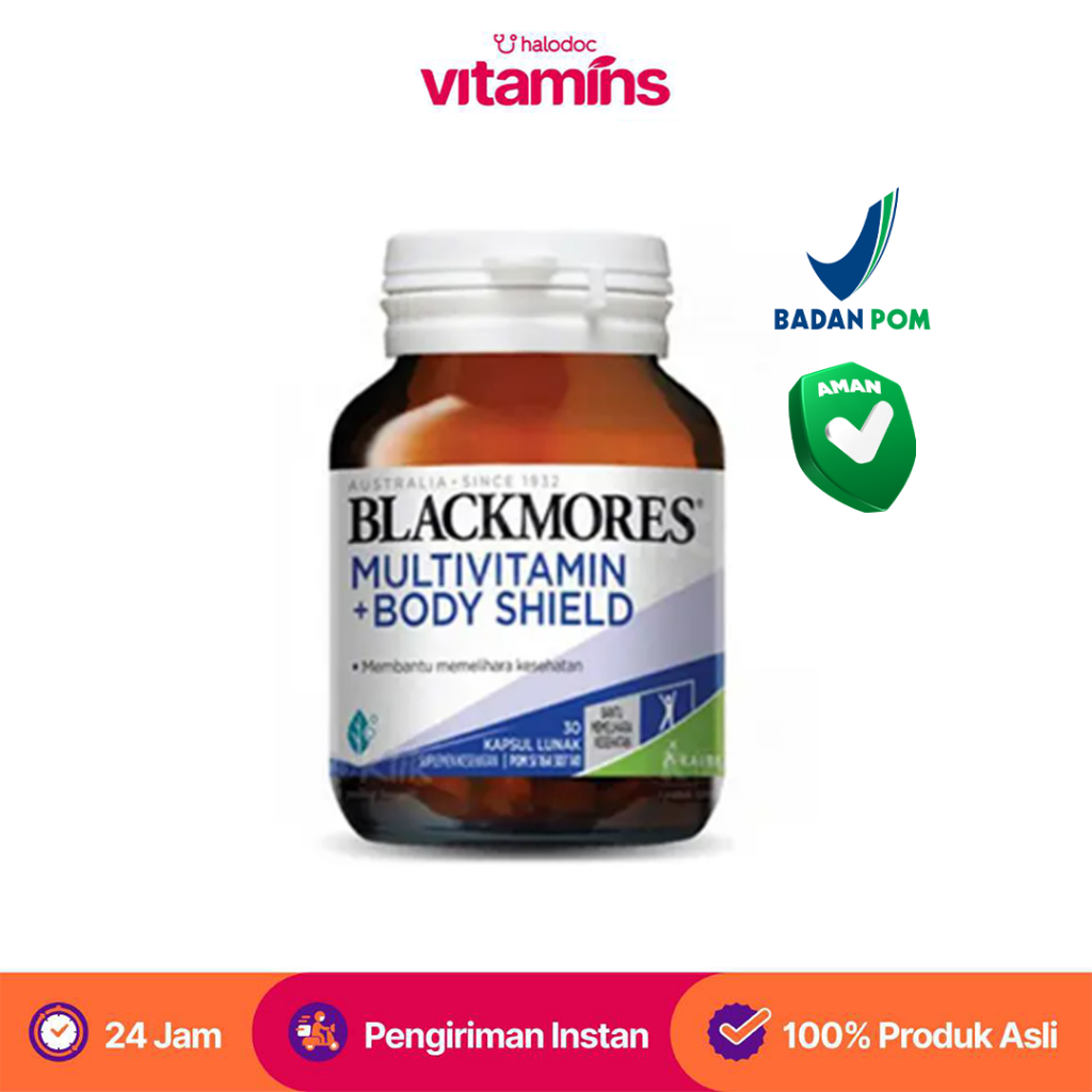 Blackmores Multivitamin plus Body Shield Bio Ace Excell Suplemen Multivitamin 30 Kapsul
