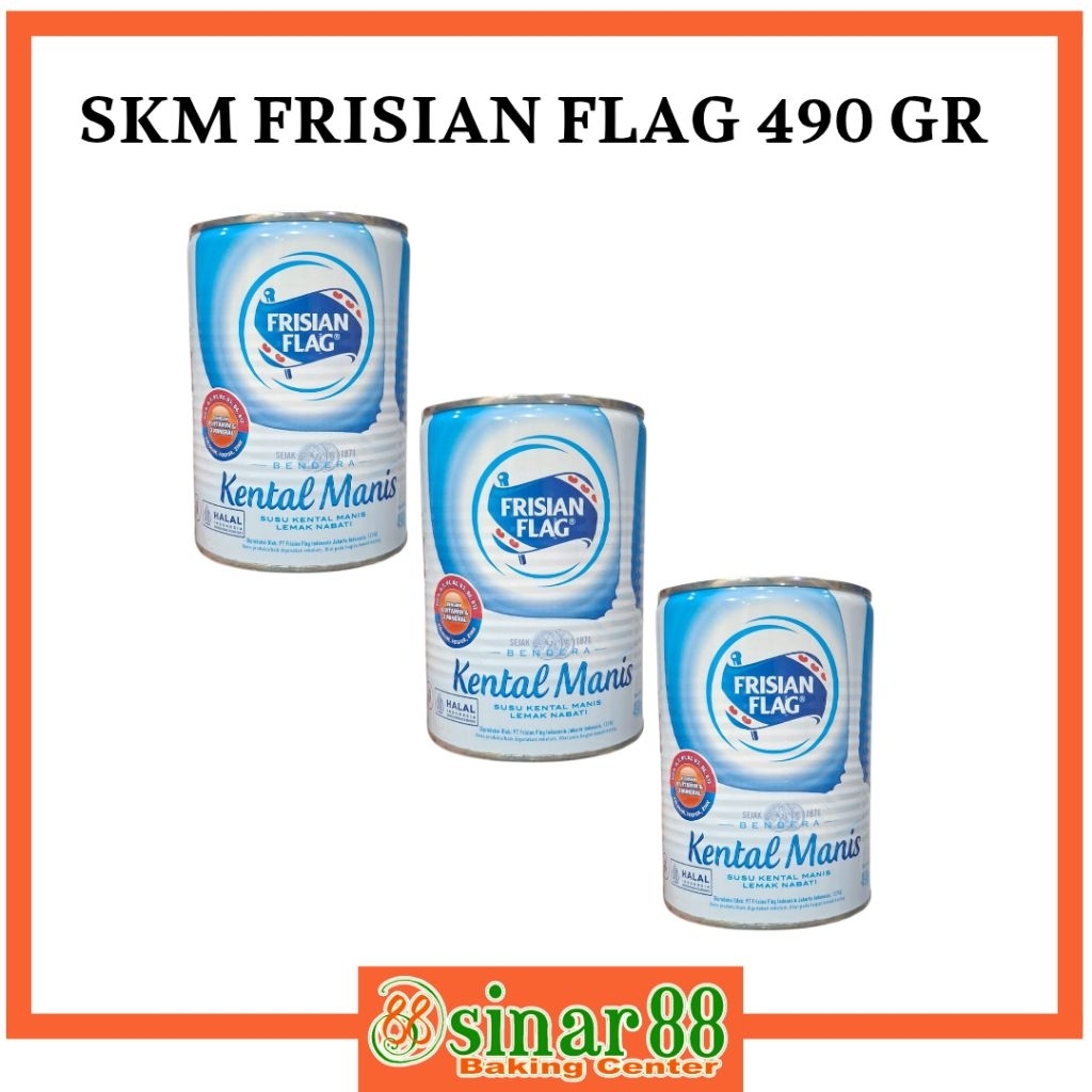 

Susu Kental Manis Frisian Flag Putih 490 Gr