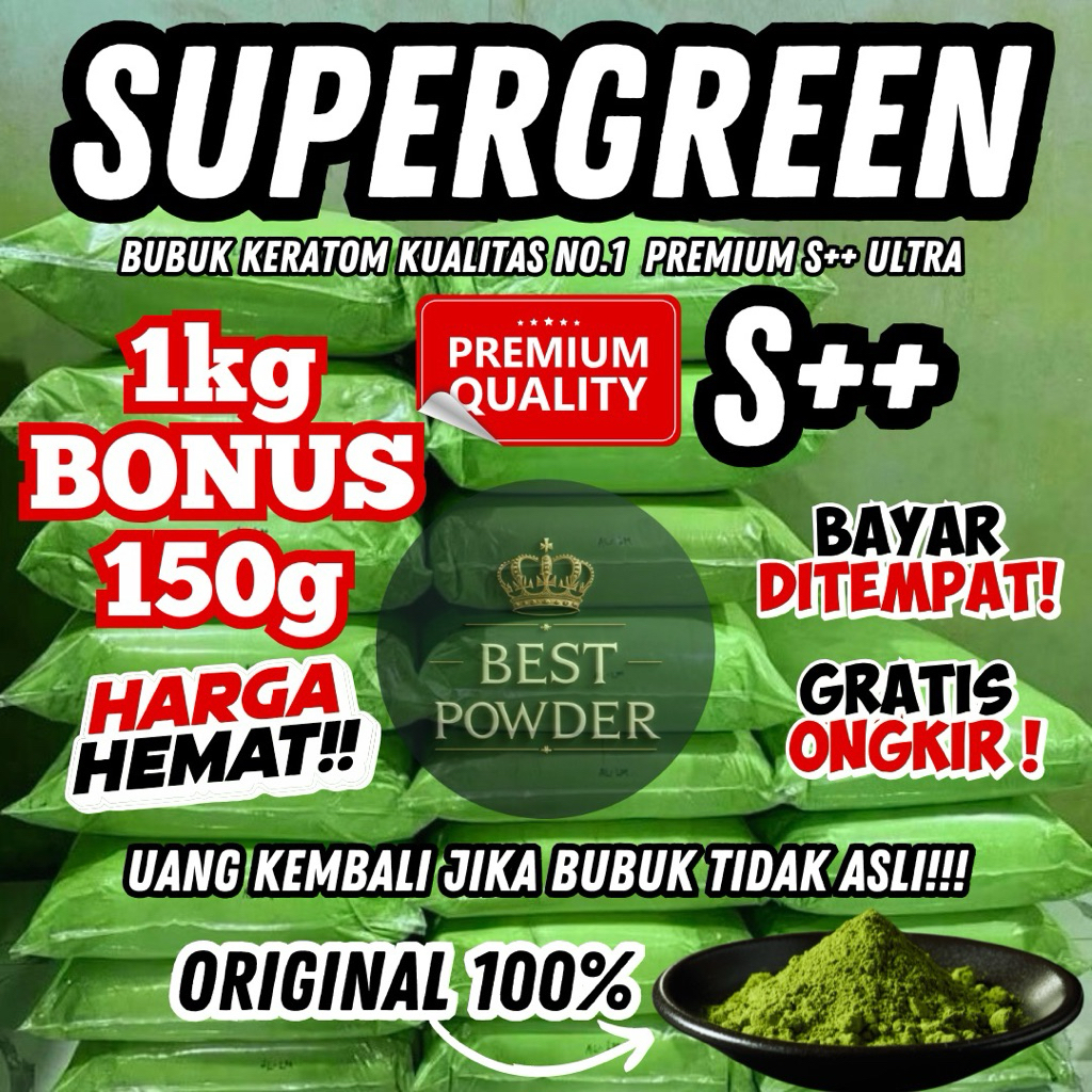 

BEST POWDER BUBUK KERAKATTOOM PULISS++ KEMASAN 1KG MURAH