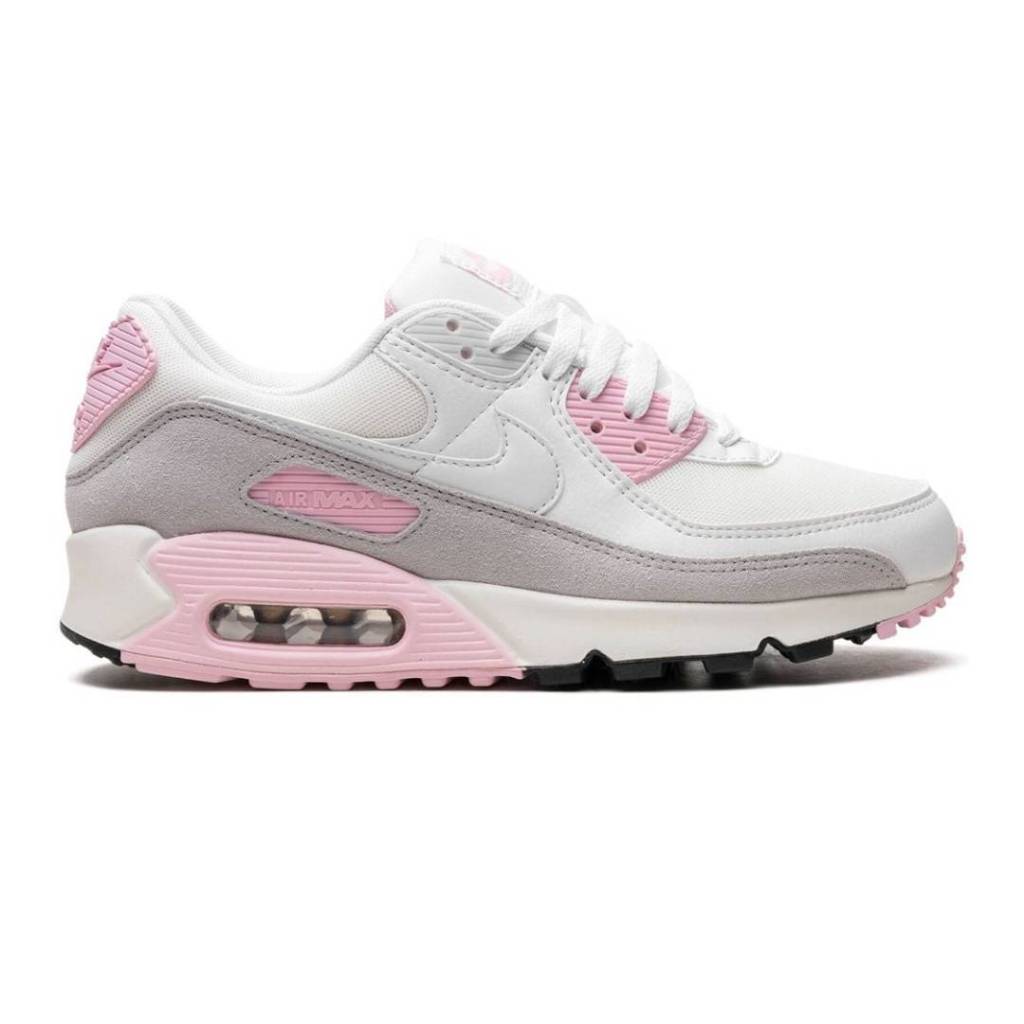 Nike Air Max 90 White Soft Pink ORIGINAL Sepatu Wanita FN7489-100