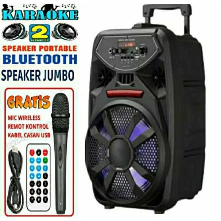 Speaker SUBWOOFER Km-7801 Speaker Subwoofer aktif Super Basss 8.8inc Subwoofer aktif Gratis Microsof