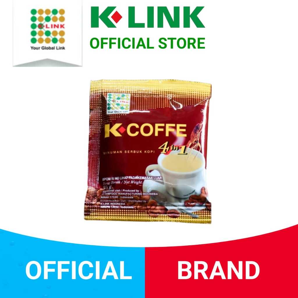 

Kopi K Link Original.Hadiah 1 Sachet Kopi K Link 4in1.Coffe Arabica.Kopi Gingseng dan Ganoderma.Kopi K Link Stamina Tubuh.Kemasan 1 sachet.
