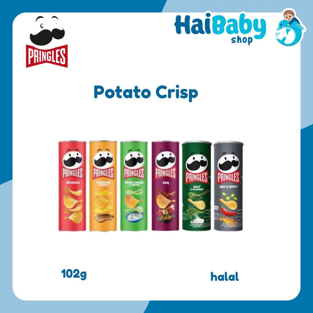 

Pringles Potato Crisp42g- 102g - Keripik Kentang Pringles Potato