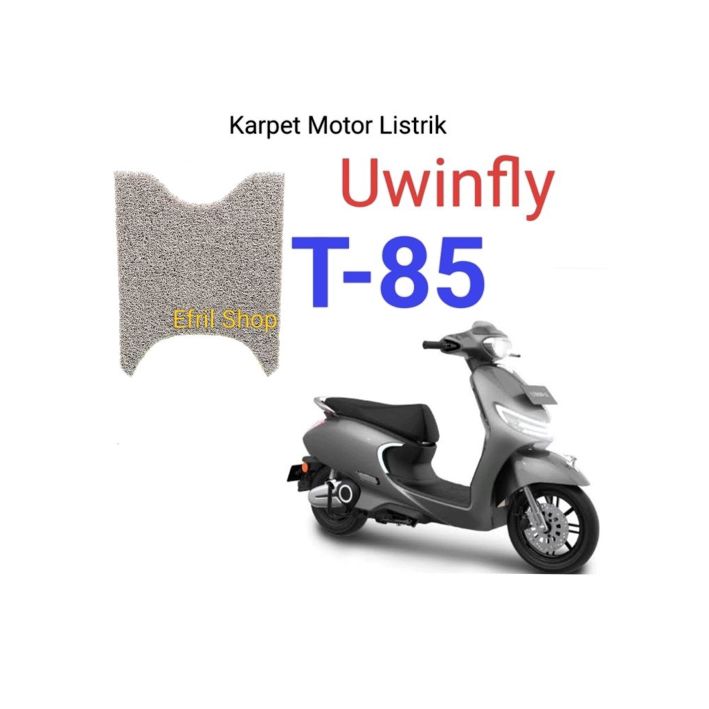 Karpet Sepeda Motor Listrik Uwinfly T85 atau Uwinfly T 85