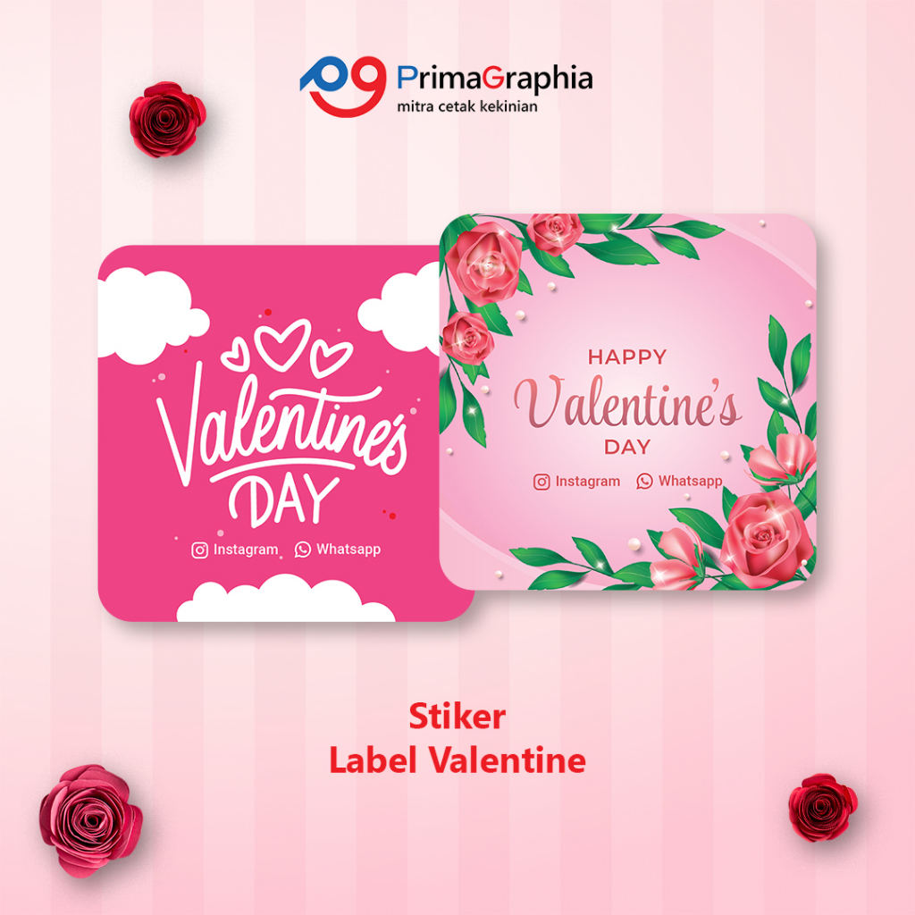 

Cetak Stiker Valentine Kotak Custom Desain Template