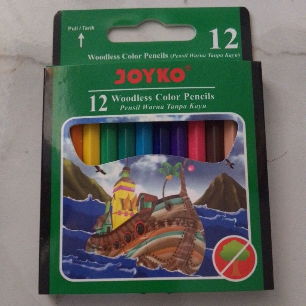 

promo joyko pensil warna 12 pcs