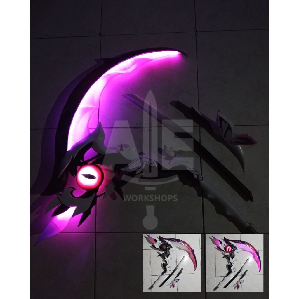 PROPERTY COSPLAY : CASTORICE SCYTHE / CASTORICE STAFF - HONKAI STAR RAIL / HSR | BY ALE.ELE WORKSHOP