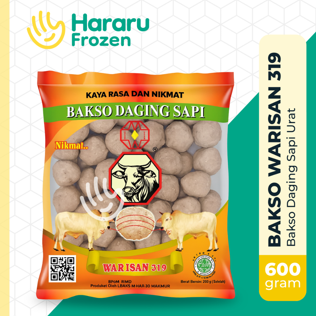 

Bakso Daging Sapi Warisan 319 Urat Isi 50 Pcs
