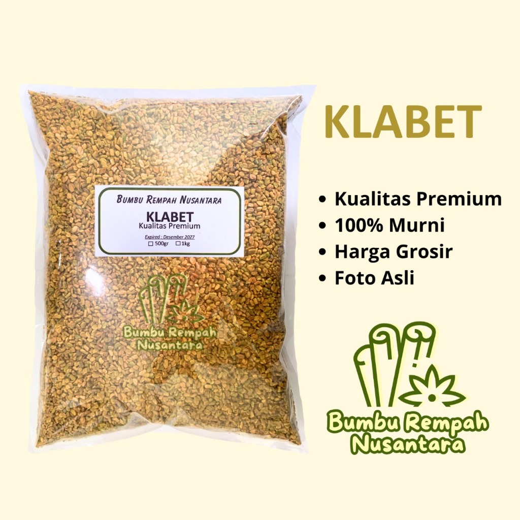 

Klabet 500g 1kg - Rempah Asli Murni | BUMBU REMPAH NUSANTARA | Bumbu Dapur Nusantara Grosir Murah