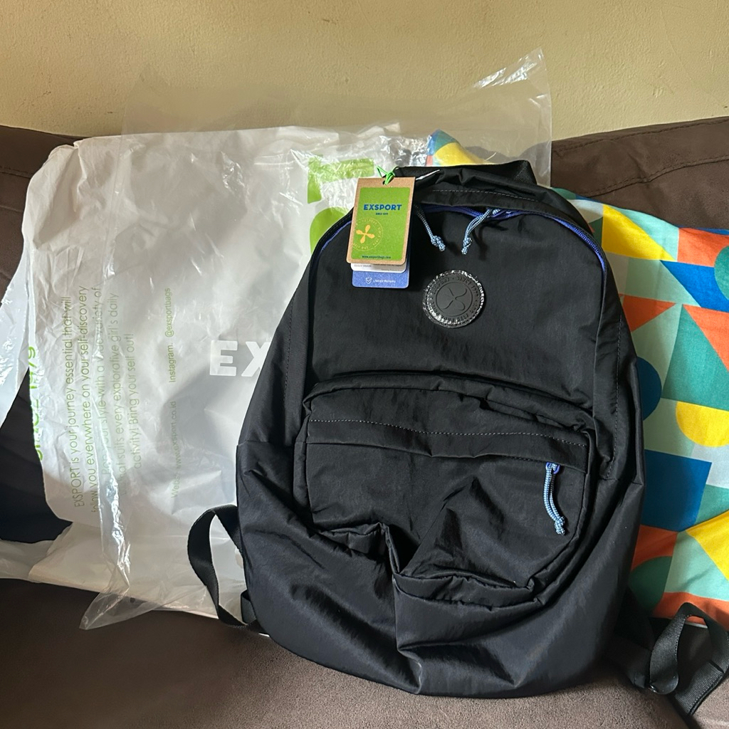 EXPORT RANSEL HITAM LARGE || CLASSIC BACKPACK LARGE