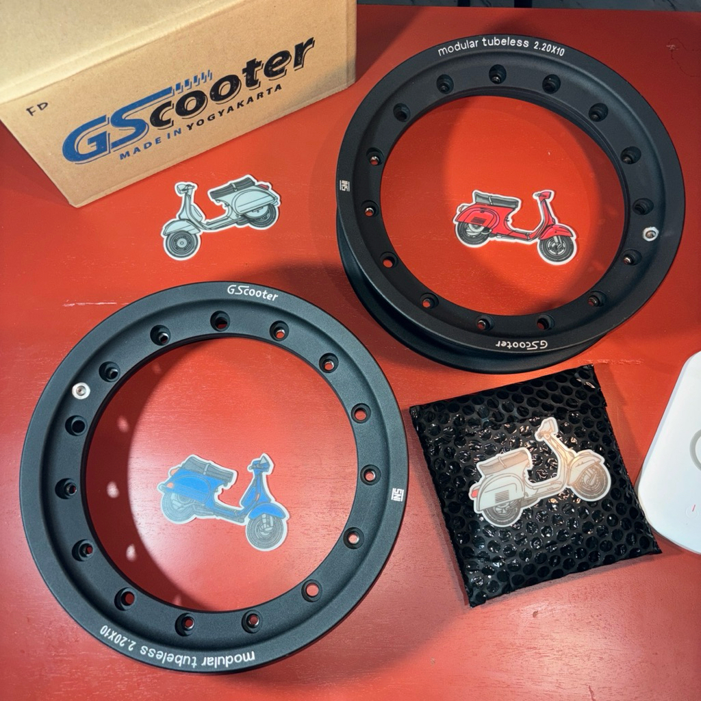 Velg Tubeless Modular By GScooter Ring 10 Vespa SPRINT PX EXCEL