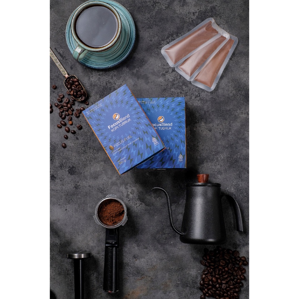 

Kopi Tubruk Focus Fuel – 10 Sachet x 10g | Single Origin, Strong & Bold Taste