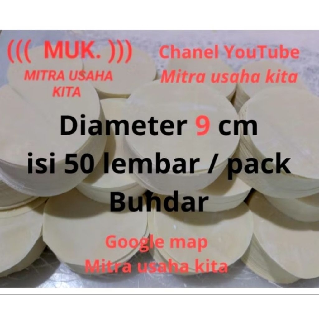

kulit dimsum 9 cm spesial putih