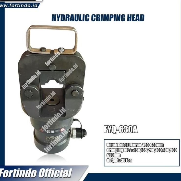 Tang Press FYQ-630A Hidrolik Krimping Head Skun Besar Kabel MERK FORT