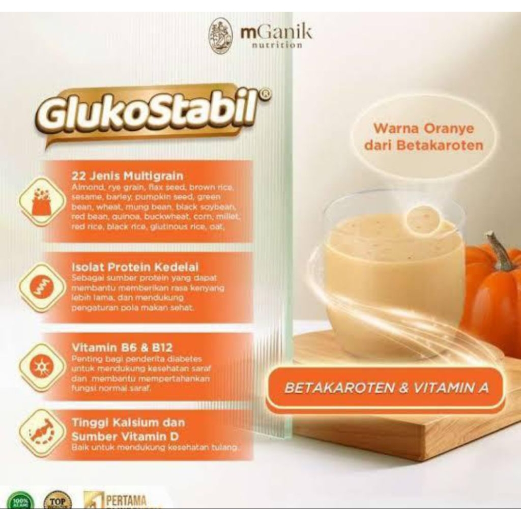 

mGanik Superfood Glukostabil Minuman Sereal Alami Atasi Gula Darah Tinggi Diabetes Secara Alami