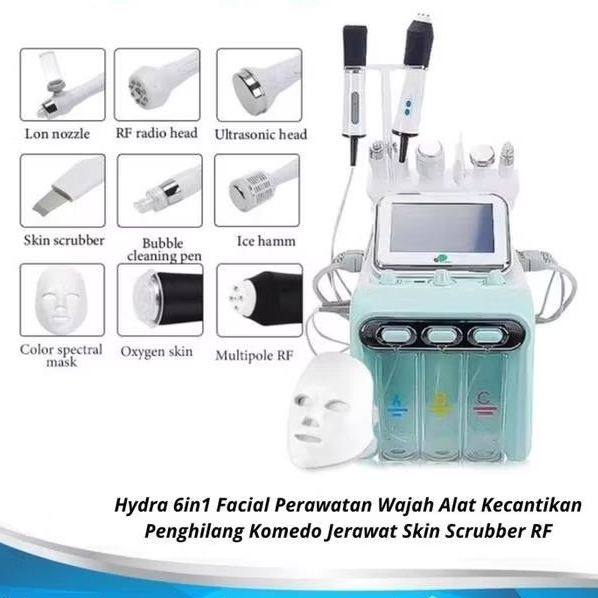 Alat Hydrapeel 6in1 Profesional use Machine Alat Hydra 6in1 New 2020
