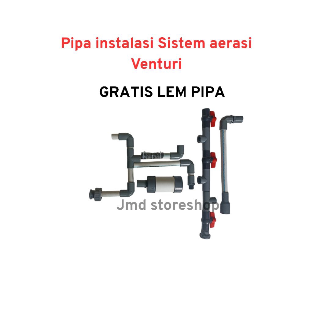 Pipa instalasi Venturi aerasi ( pipa 1/2") filter air sumur /penjernih air / filter air
