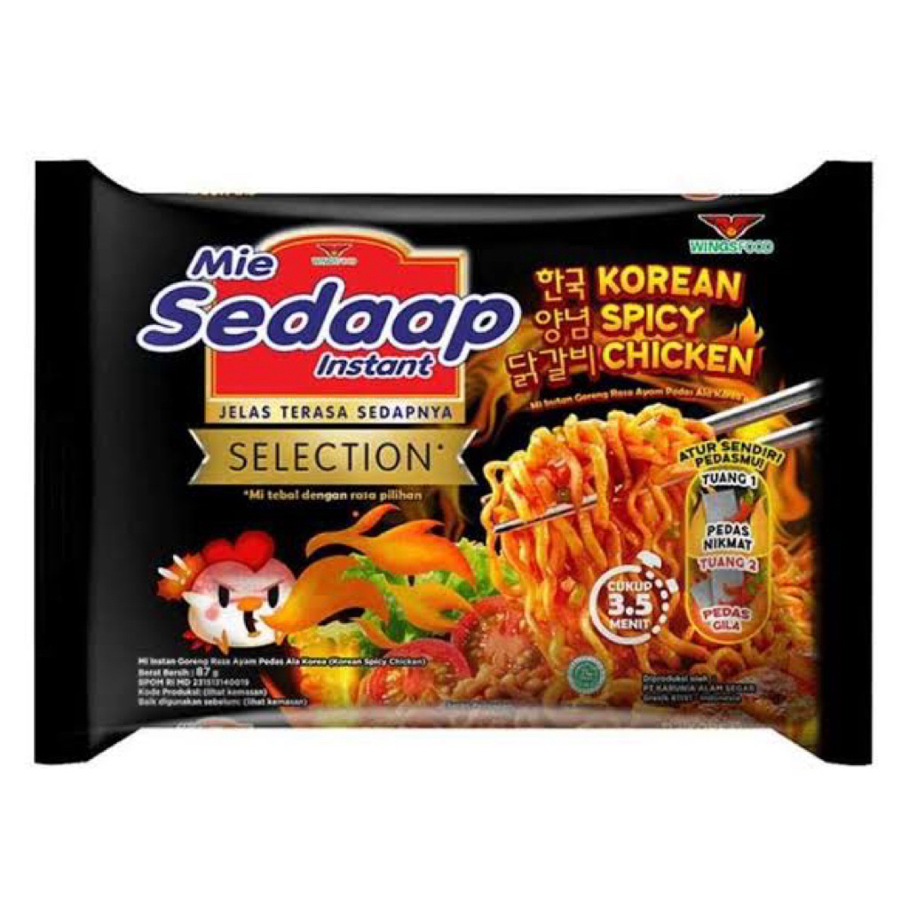 

Mie Sedap Selection Korean Spicy Chicken